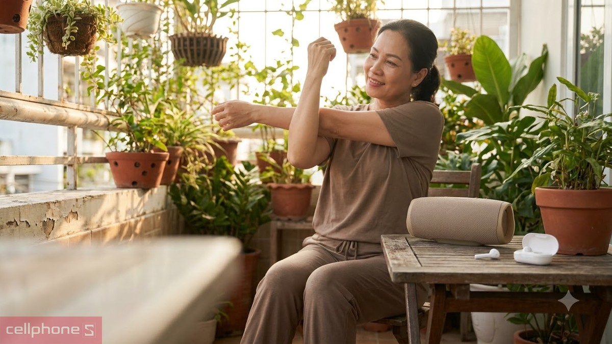 Quà 20/10 cho mẹ là loa giúp mẹ nghe nhạc, mở bài tập dưỡng sinh buổi sáng với âm lượng to và rõ
