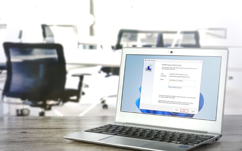 System Restore là tính năng do Microsoft phát triển và tích hợp vào hệ điều hành Windows