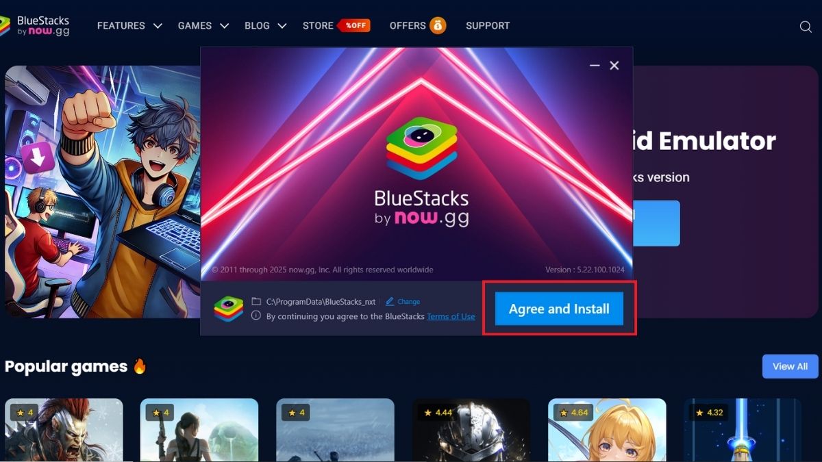 Cài đặt BlueStacks