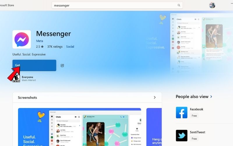 nhấn vào nút "Cài đặt" để bắt đầu quá trình tải về