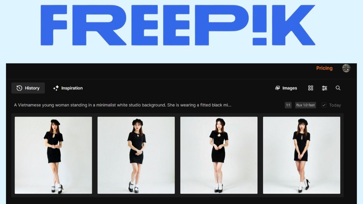 Hướng dẫn từng bước tạo model AI trên Freepik cho người mới bắt đầu
