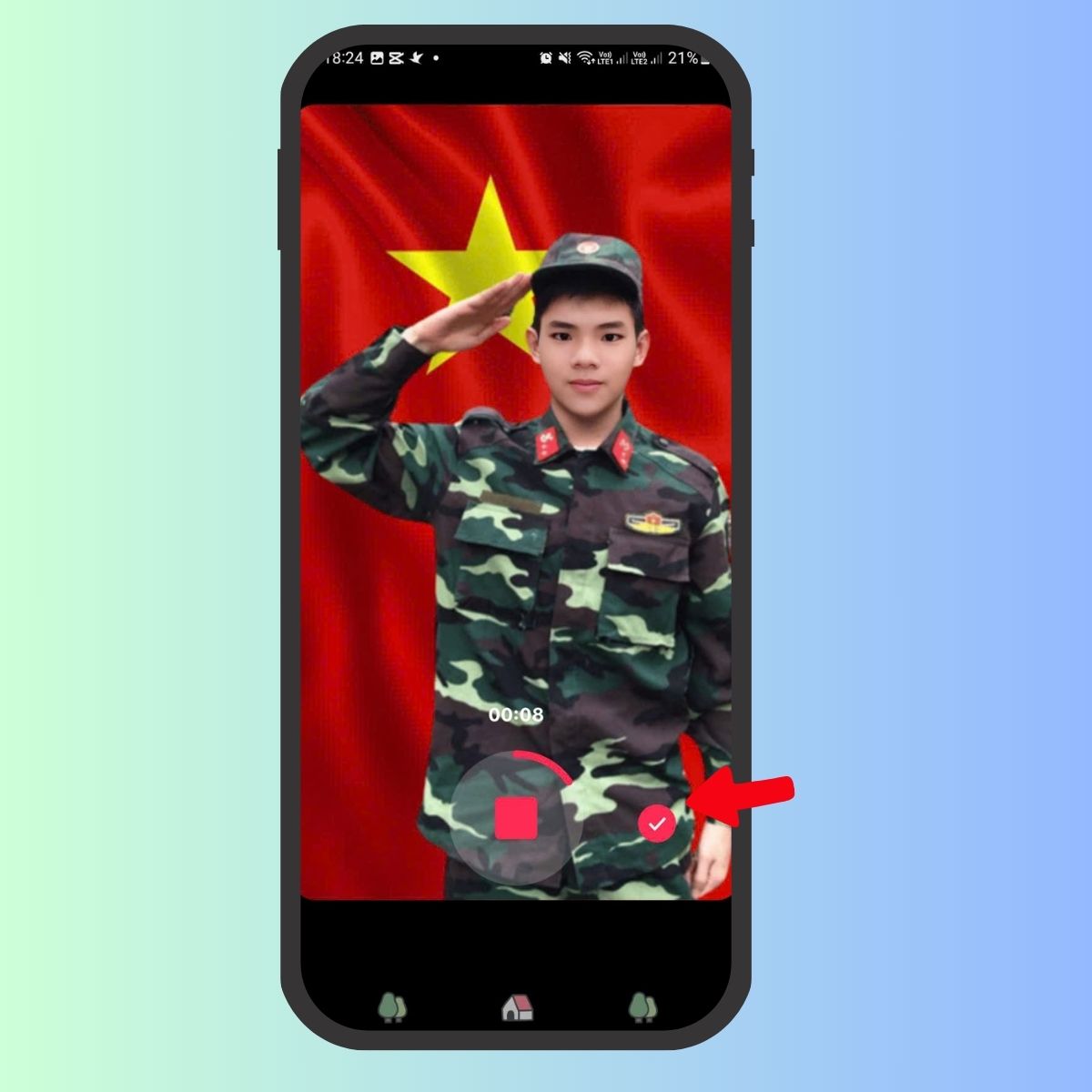 Hướng dẫn đu trend AI biến hình thành người lính chi tiết nhất -1
