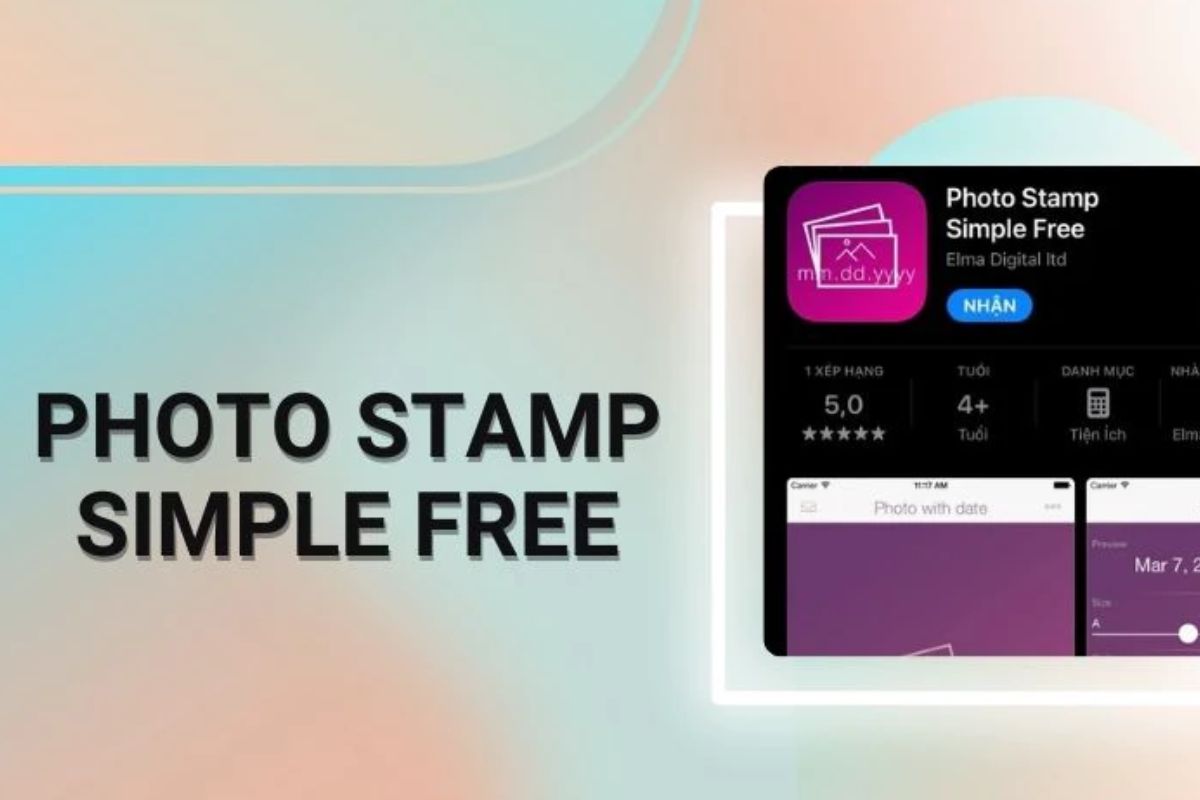 Ứng dụng Photo Stamp Simple