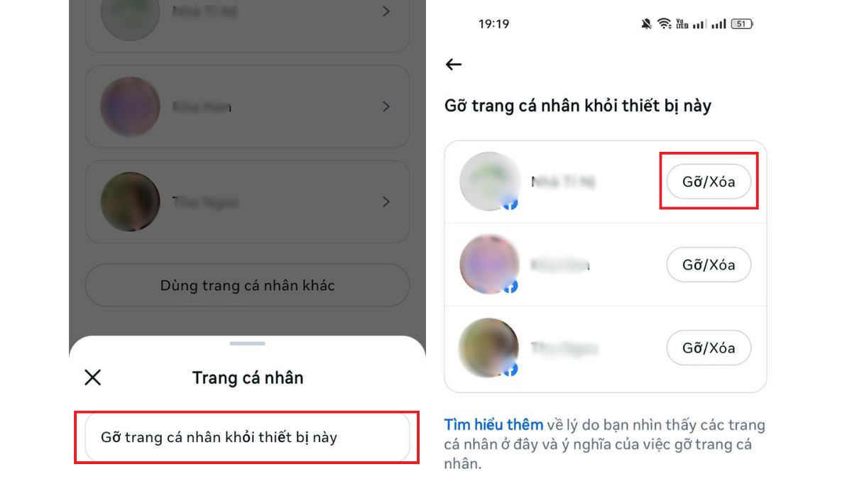 Mẹo gỡ thông tin tài khoản Facebook trên điện thoại - bước 2