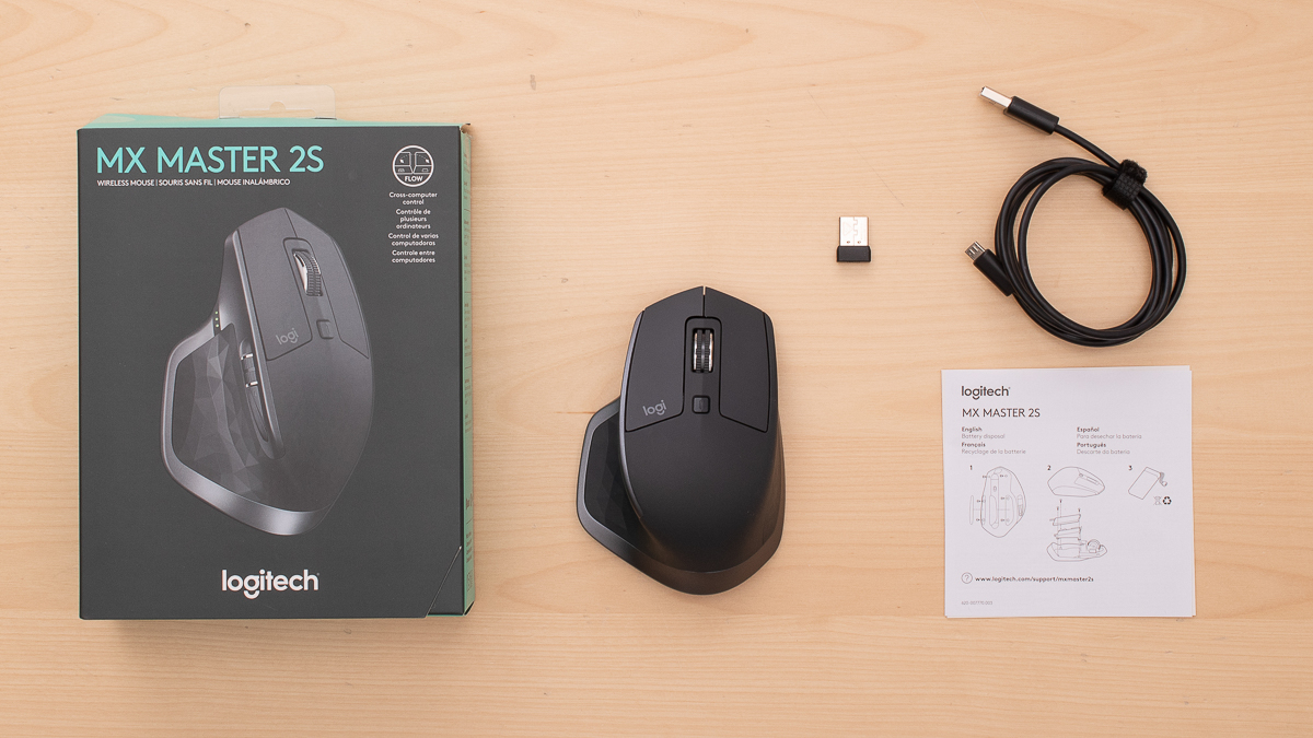 Chuột không dây Logitech MX Master 2S và các phụ kiện