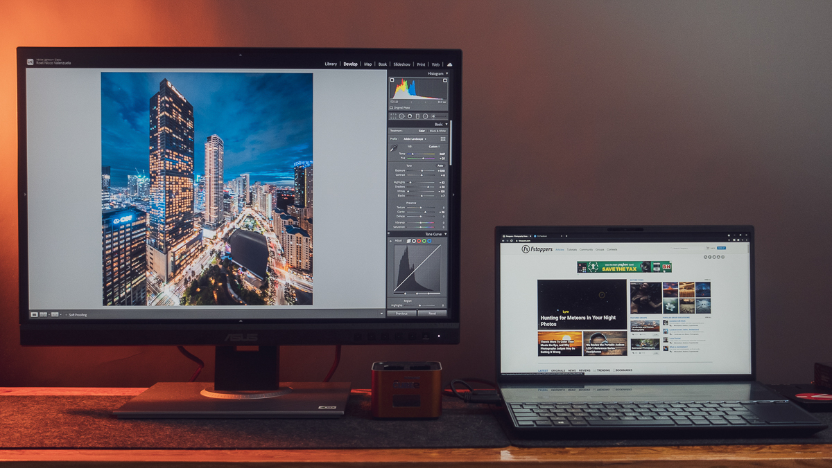 Asus ProArt PA248QFV được trang bị đầy đủ các cổng kết nối cần thiết cho nhu cầu xuất hình và giải trí