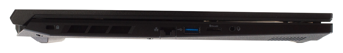 Cạnh sườn bên trái của Acer Nitro V 17 AI