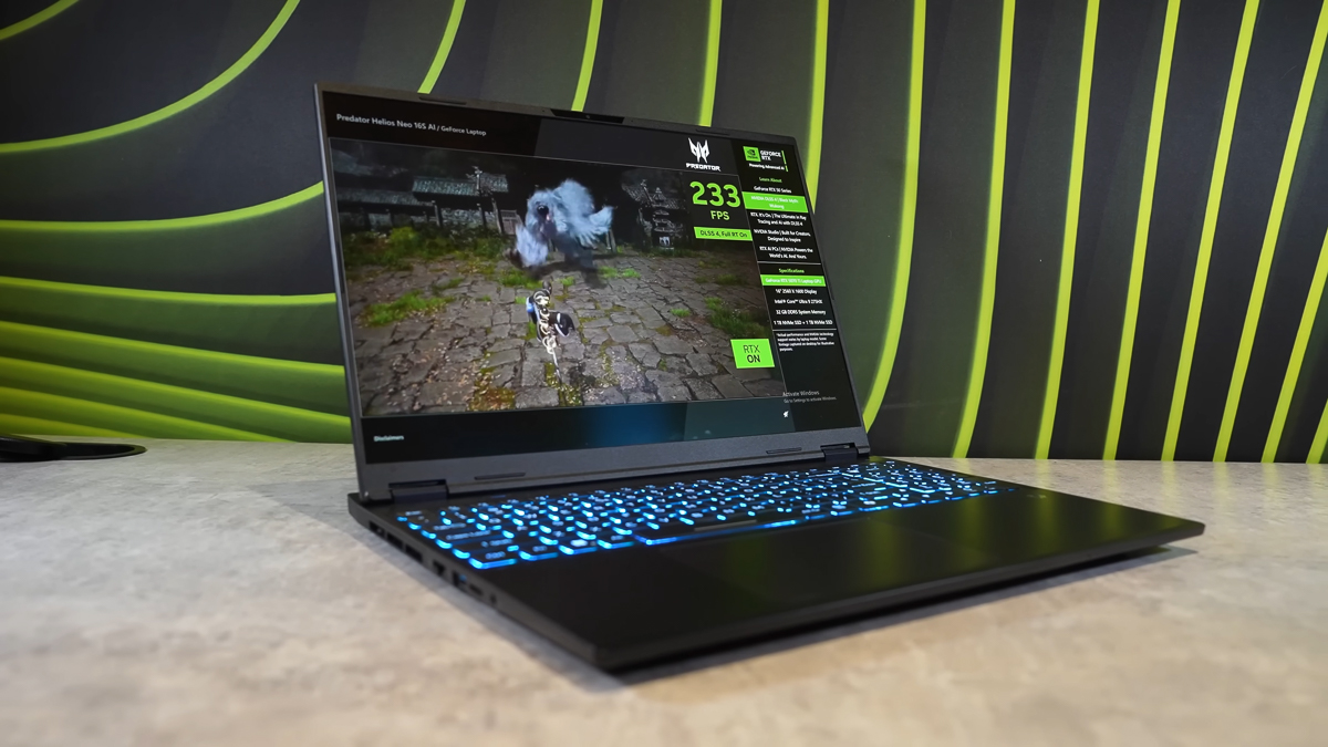 Acer Predator Helios Neo 16S AI sử dụng tấm nền OLED độ phân giải 2K@240Hz