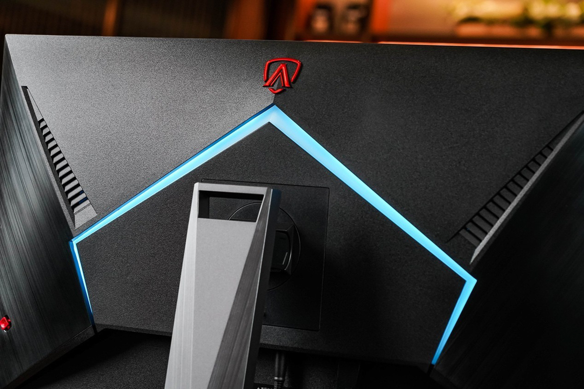 Mặt lưng AGON AG275UXM2 tạo hình độc đáo