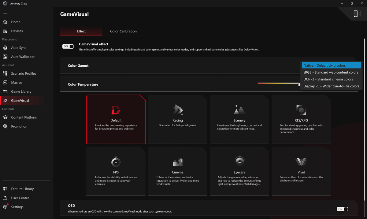 Phần mềm Armoury Crate