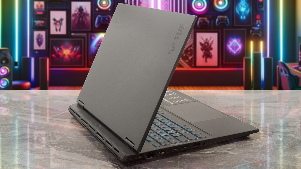 Nắp mặt A của ASUS TUF Gaming A16 2025 được làm bằng nhôm