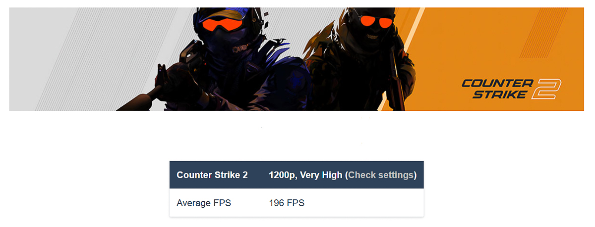 Chỉ số FPS khi chơi Counter Strike 2