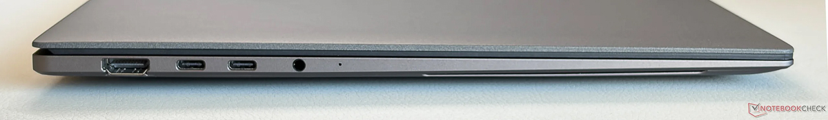 Cạnh sườn trái của ASUS Zenbook S 16 OLED 2026