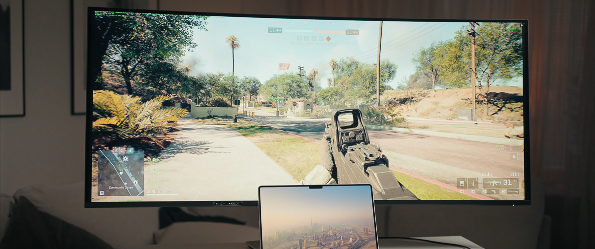 Trải nghiệm gaming trên cụm màn hình cong Dell UltraSharp 52 Thunderbolt khá ấn tượng