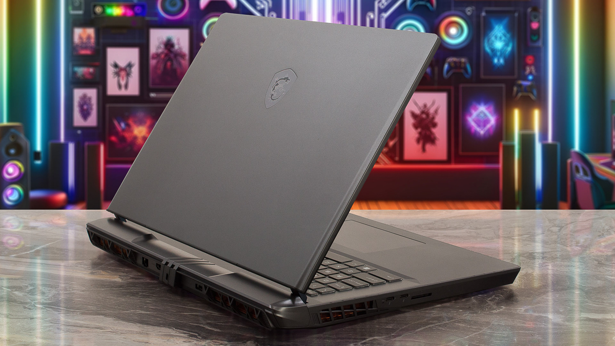 MSI Vector 17 HX AI A2XW lại được kết hợp vật liệu nhôm ở mặt A và thân máy làm bằng nhựa