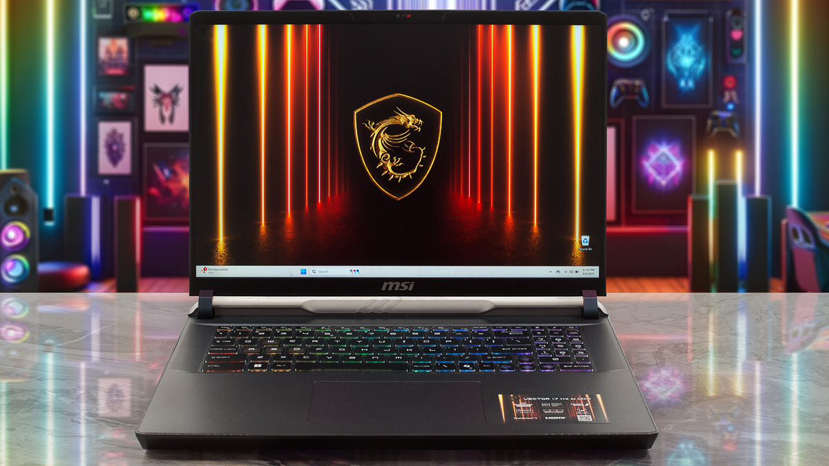 MSI Vector 17 HX AI A2XW có màn hình 2K, 17 inch và 240Hz
