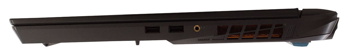 Cạnh sườn bên phải của MSI Vector 17 HX AI A2WX