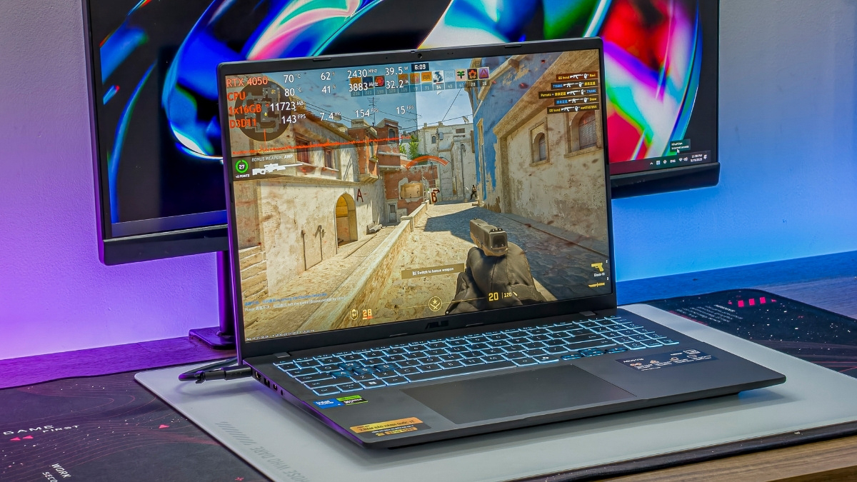 ASUS Gaming V16 V3607VU được trang bị cấu hình chuẩn AI mới