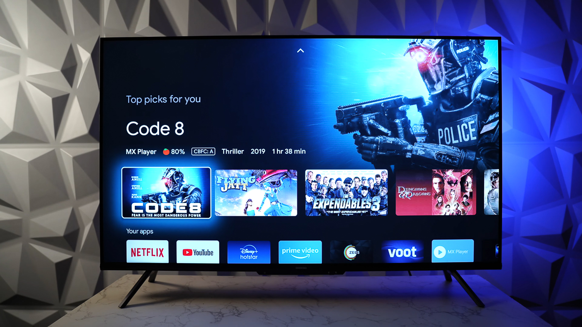 Google Tivi Coocaa FHD 43 inch 43Z72 hiển thị chuẩn chỉnh đẹp mắt