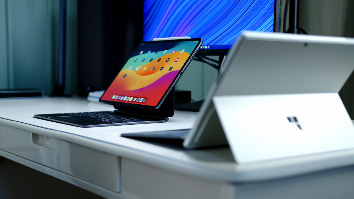 Chọn iPad Pro 2024 hay Microsoft Surface Pro 2024 khi cả 2 đều thuần ARM, đều có màn OLED đẹp?