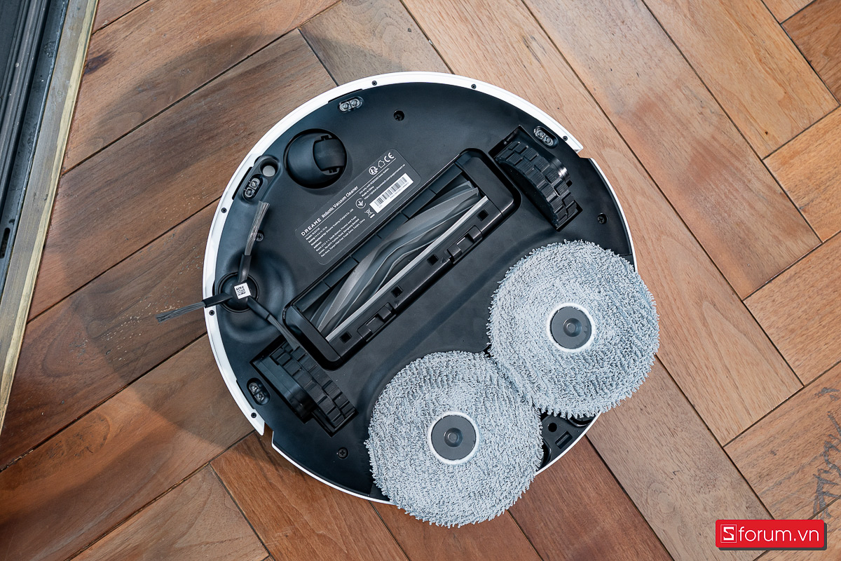 Dreame D20 Ultra có thiết kế mặt đáy đơn giản