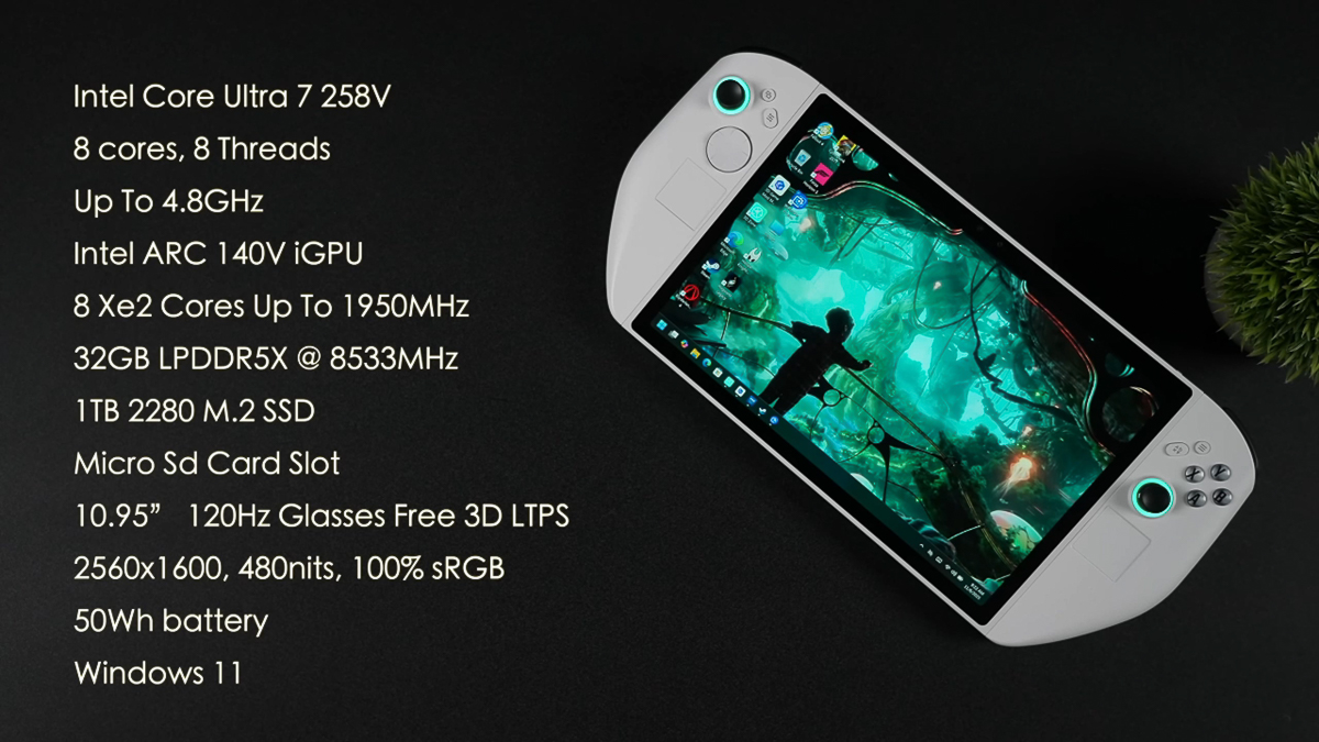 Chi tiết cấu hình của Abxylute 3D One