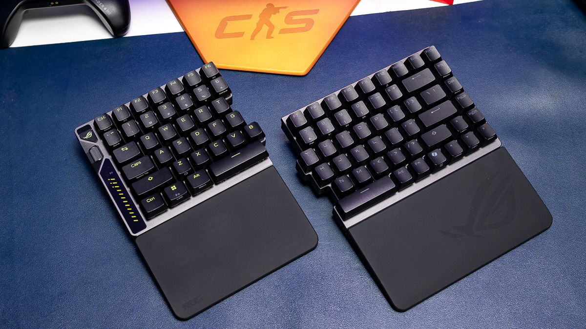 Trên tay ASUS ROG Falcata: Bàn phím gaming “bẻ đôi” độc nhất, 8K polling, app Gear Link mới, giá 7.5 triệu