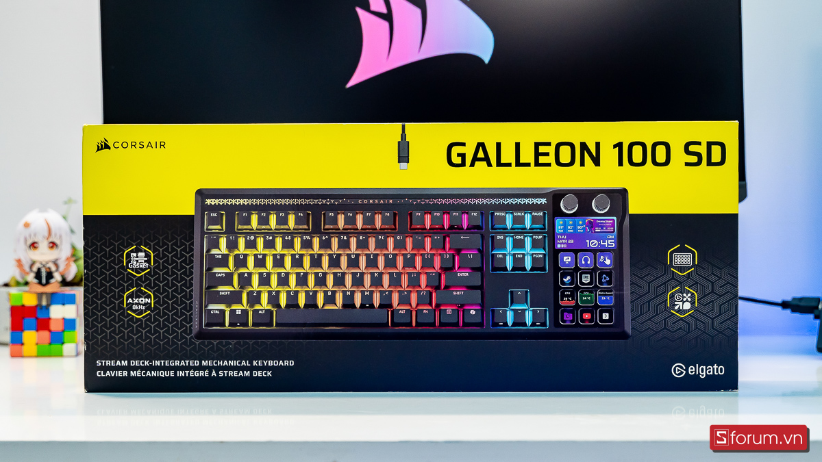 Hộp đựng Corsair Galleon 100 SD rất to và nặng