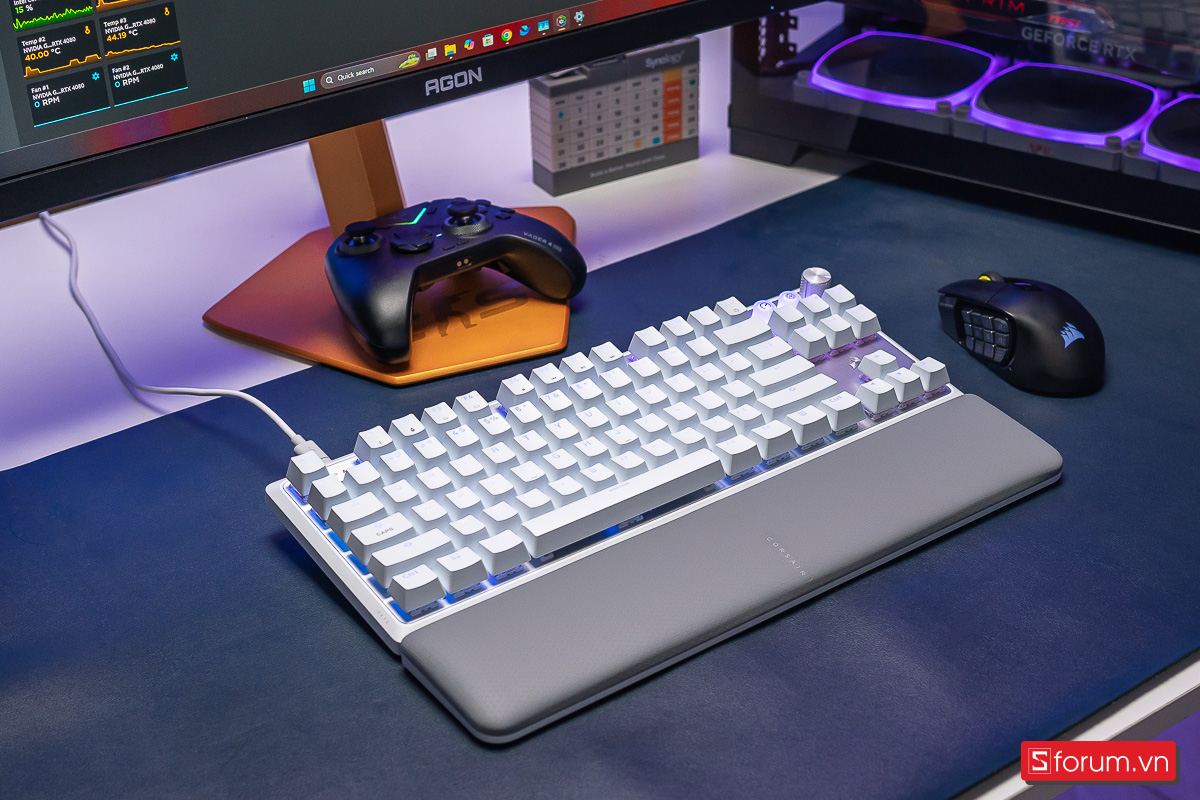 Trải nghiệm gaming tốc độ, mượt mà và điêu luyện với Corsair K70 Pro TKL