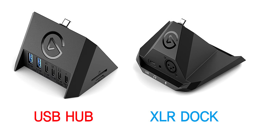 Cổng Type-C của Elgato Stream Deck Plus có thể sử dụng kèm với 2 loại Hub
