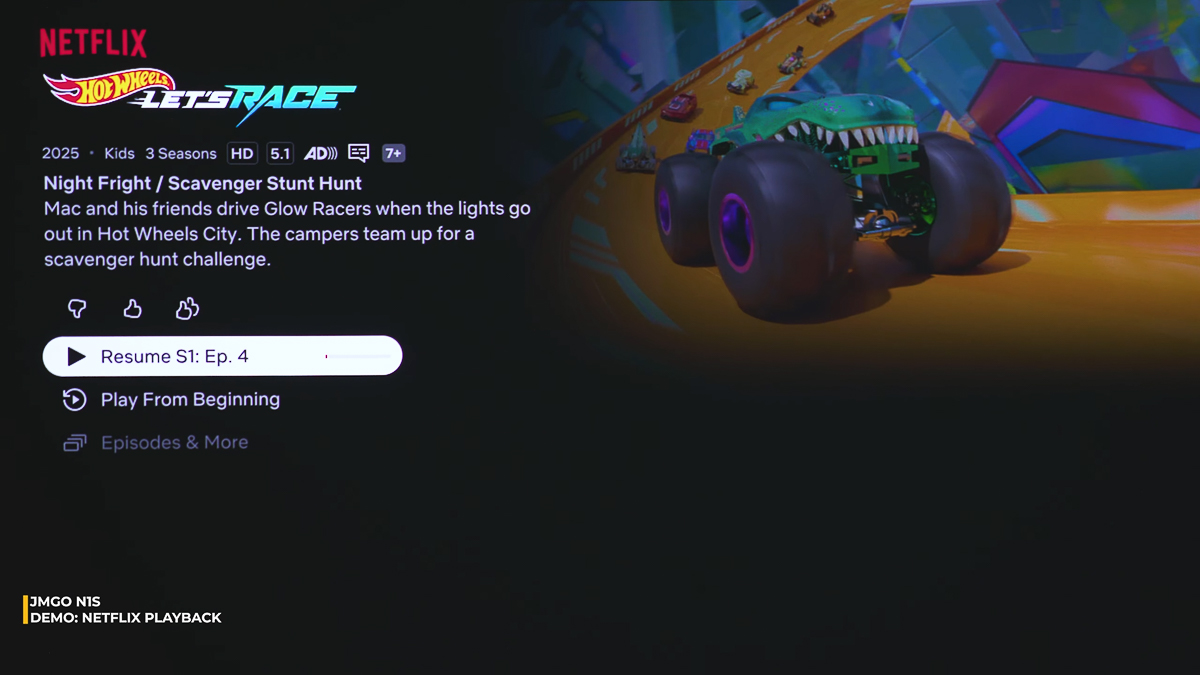 Giao diện Netflix đầy đủ như phiên bản trên trình duyệt