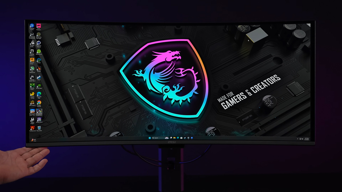 MSI MPG 341CQR QD-OLED X36 rộng 34 inch, 4K@360Hz và 0.03ms