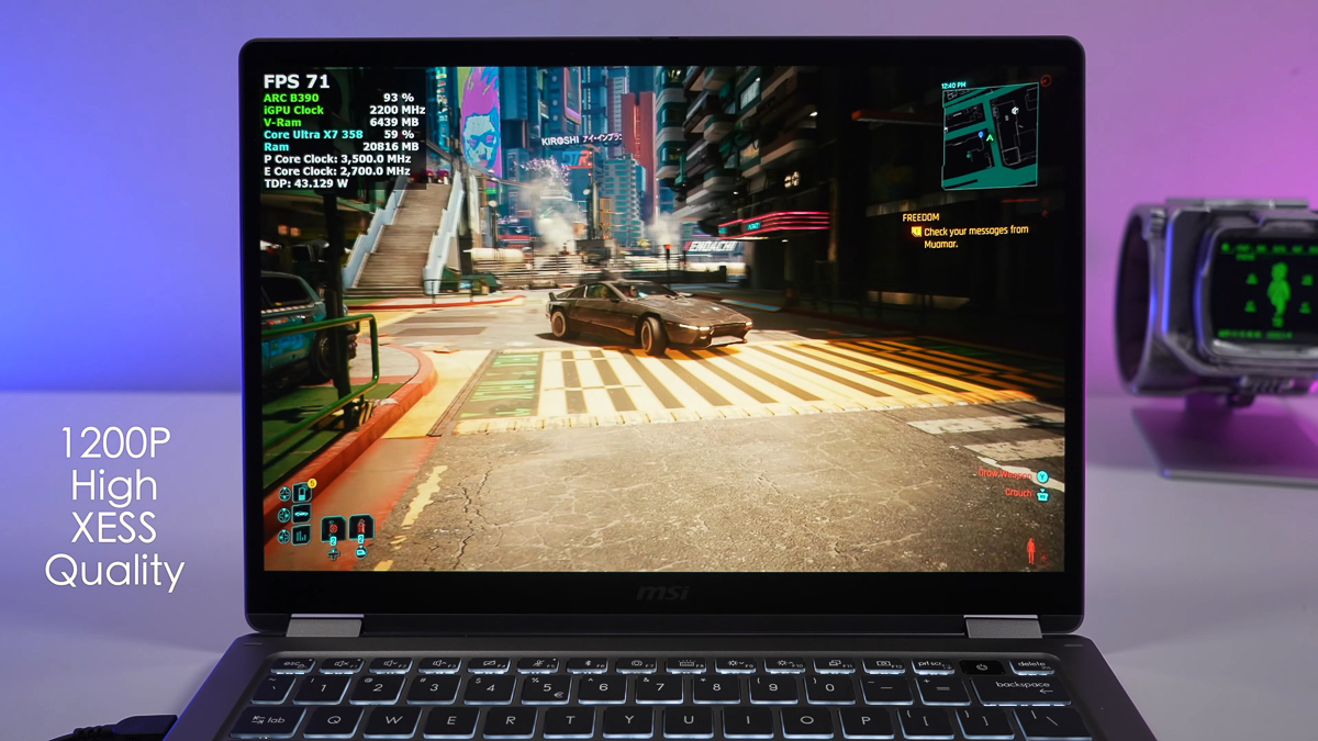 iGPU tích hợp Intel Arc B390 đem lại hiệu năng đồ họa lẫn gaming mạnh mẽ