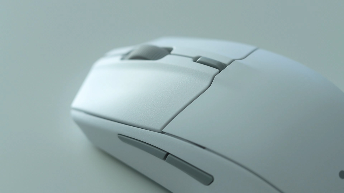 Steelseries Rival 3 Wireless Gen 2 phần vỏ nhựa được làm rất cứng cáp và sần nhám nhẹ