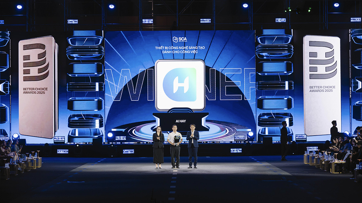 AI Hay của Việt Nam xuất sắc giành danh hiệu ấn tượng tại Better Choice Awards 2025
