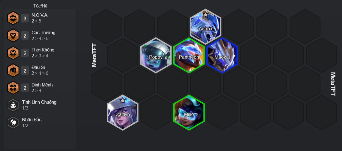 Đội hình mid game