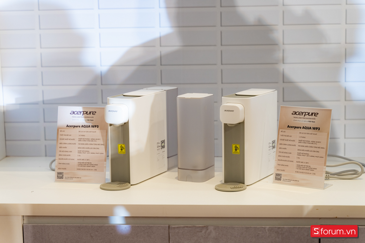 Cận cảnh máy lọc nước Acerpure AQUA WP3