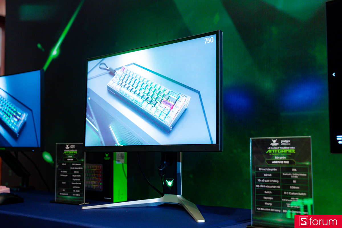 Mẫu màn hình có tần số quét lên đến 750Hz