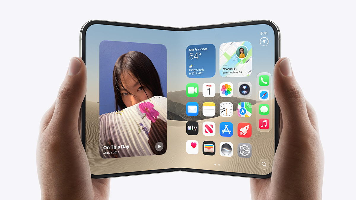 iPhone Duo có mấy loa và hệ thống âm thanh. Ảnh: Apple.com