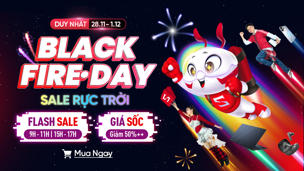 Black Fire-Day 2025 bùng nổ: Đại tiệc sale lớn nhất năm tại CellphoneS chính thức khai màn!