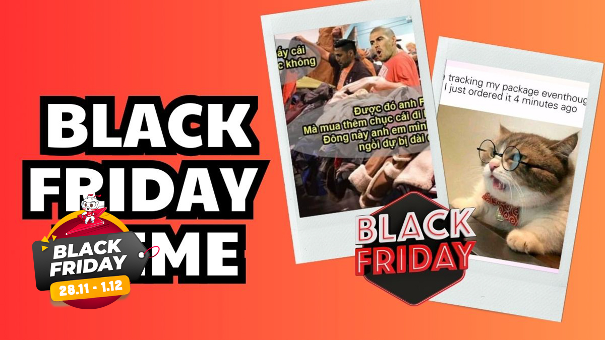 Tổng hợp ảnh Black Friday meme hài hước nhất cho ngày siêu khuyến mãi