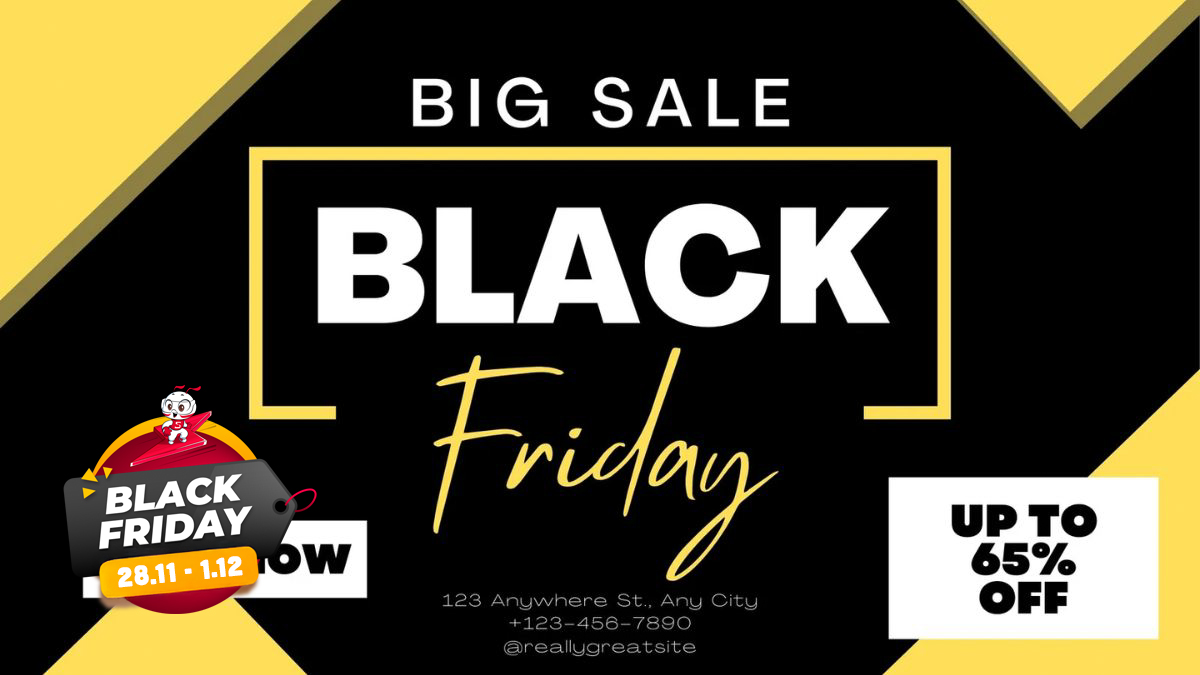 Tổng hợp Black Friday poster cho mùa sale lớn nhất năm 2025