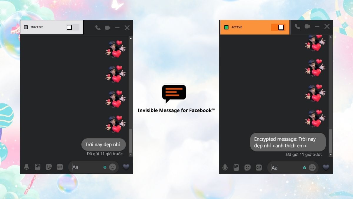 Tin nhắn tàng hình trên Facebook