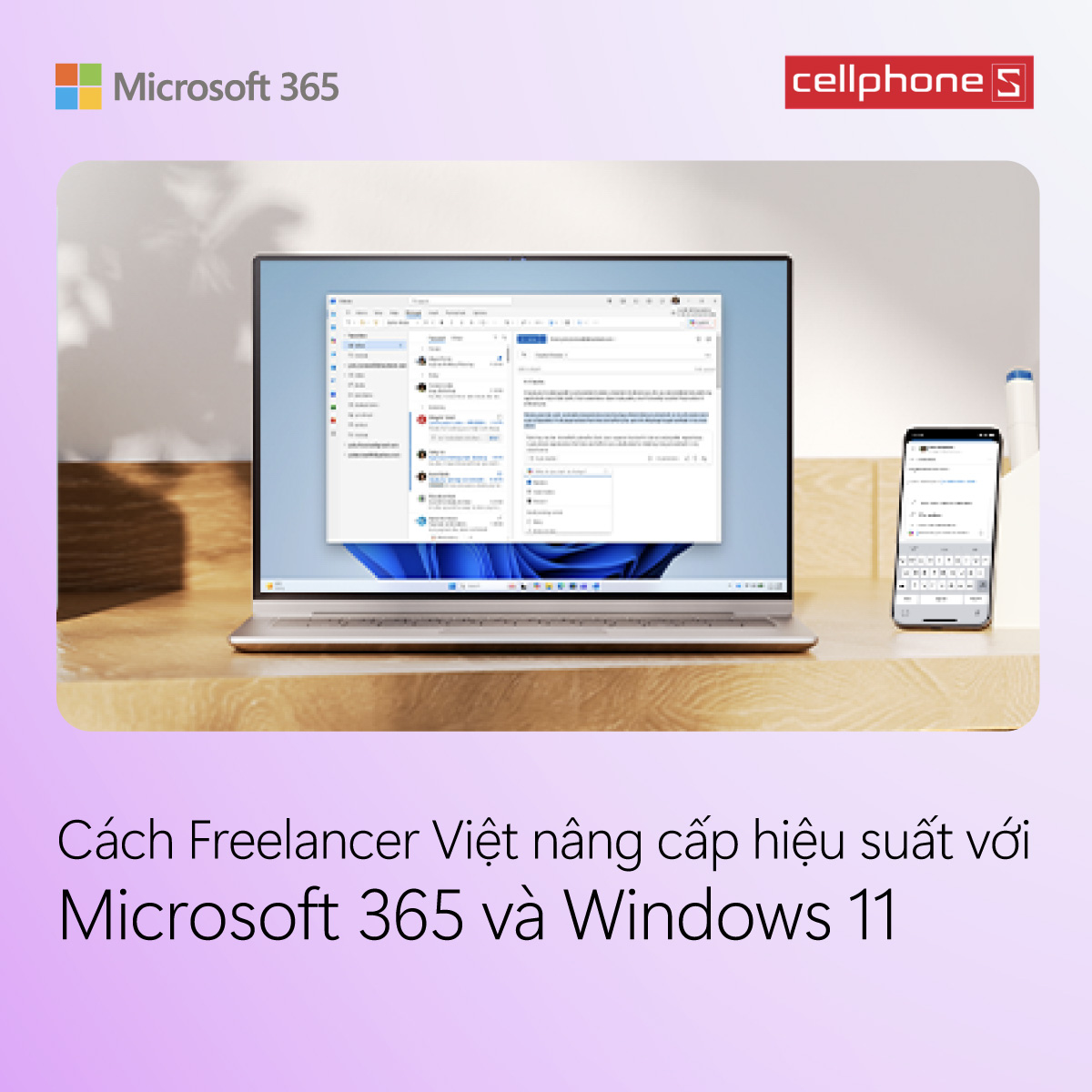 Nâng cấp hiệu suất với Microsoft 365 và Windows 11