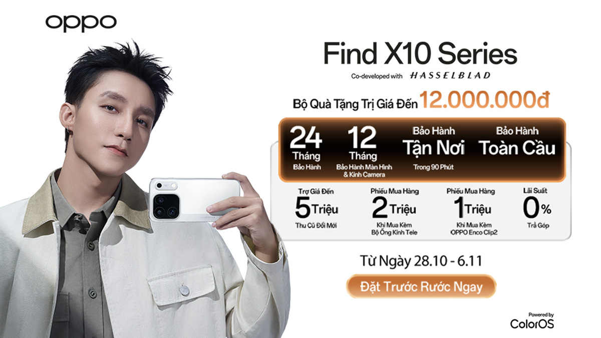 CellphoneS mở đặt hàng OPPO Find X10 Series: Quà tặng ngập tràn, mời bạn chốt đơn!!!