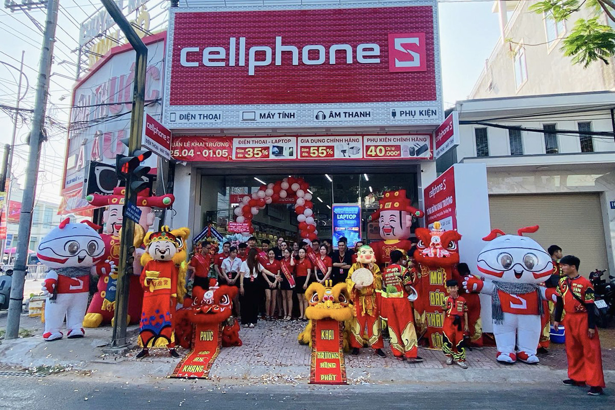 CellphoneS khai trương cửa hàng mới tại Đồng Tháp