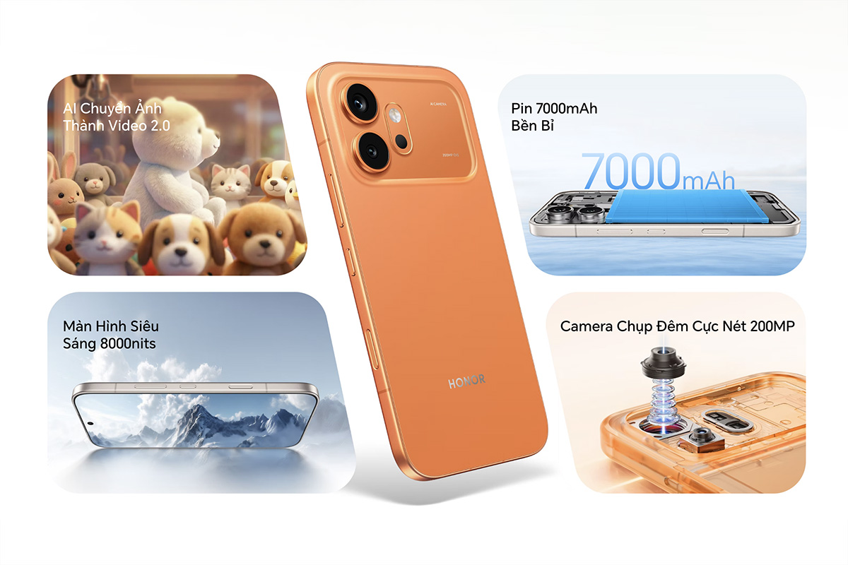 HONOR 600 5G sở hữu hệ thống camera kép chất lượng