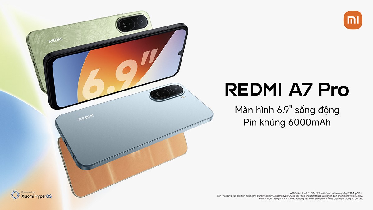 CellphoneS mở bán Redmi A7 Pro: Giá chỉ 4.39 triệu đồng, giảm ngay 300K, tặng gói bảo hành VIP 1 đổi 1