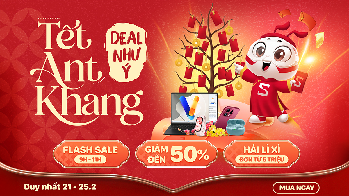 Flash Sale đầu năm tại CellphoneS: Săn deal khủng, rinh ngay lì xì may mắn!