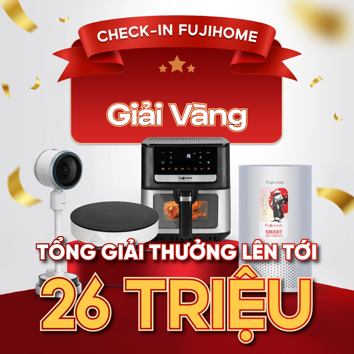 Check-in Fujihome tại CellphoneS - Ring ngay 15 triệu!!!